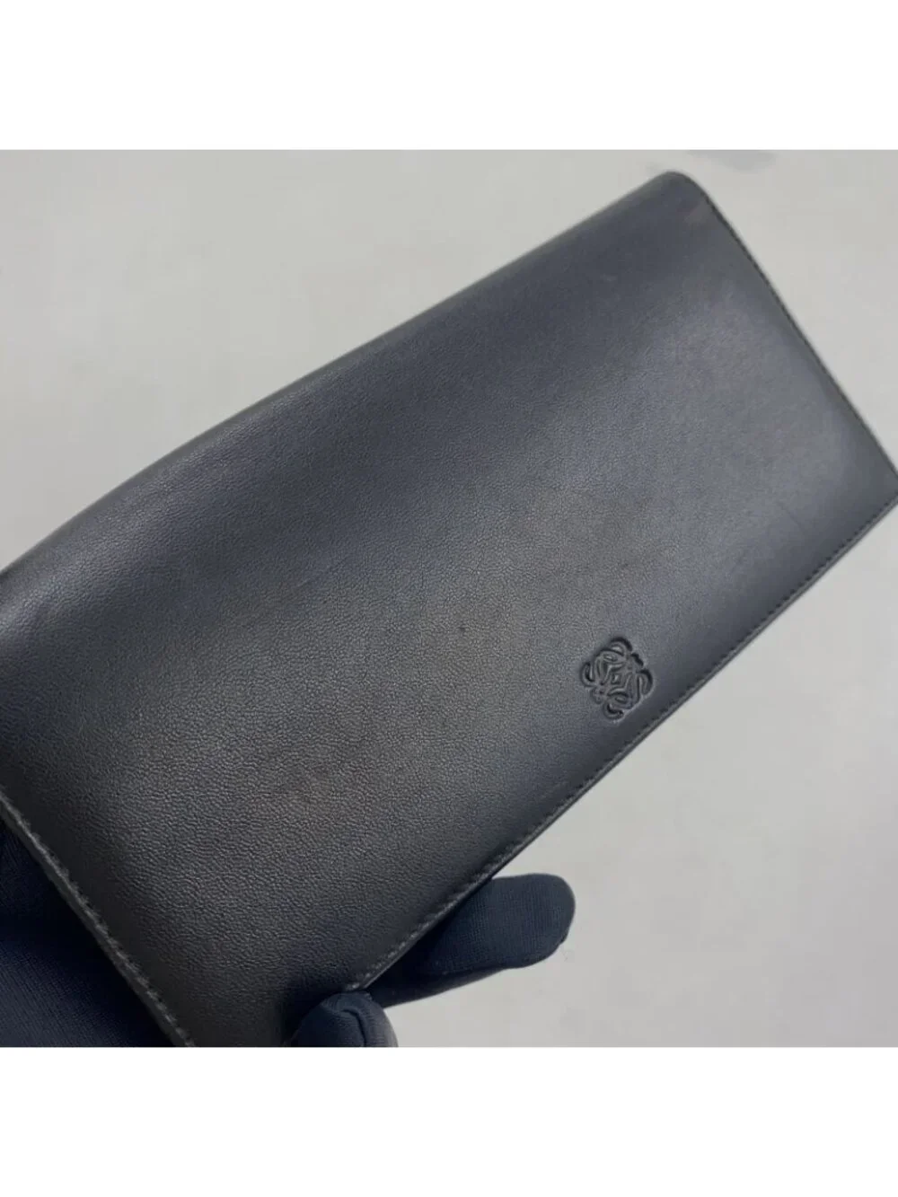 Loewe Anagram Bifold Leather Black Wallet